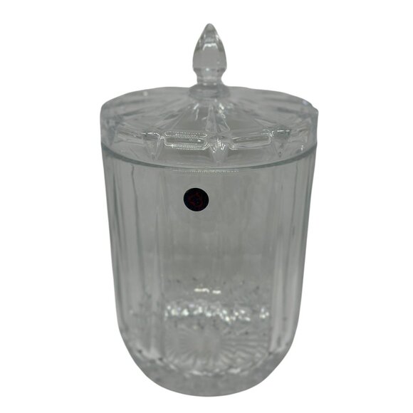 VTG St George Odyssey Series Biscuit Barrel Mini Lead Crystal Candy/Cookie Jar - Picture 1 of 8